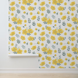 Poppy Blossom Behang