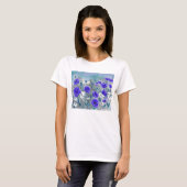 "Poppy Blue" T-Shirt (Voorkant volledig)