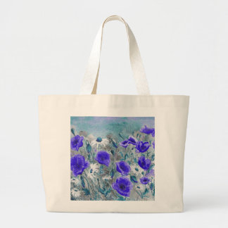 "Poppy Blue"-tas Grote Tote Bag
