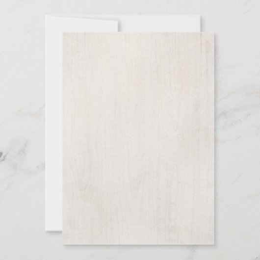 Poppy Boeket bruiloft uitnodigingen (Achterkant)