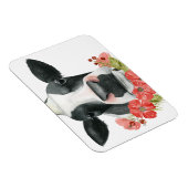 Poppy Boerderij - Koe met bloemen Magneet (Rechterzijde)