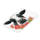 Poppy Boerderij - Koe met bloemen Magneet (Linkerzijde)