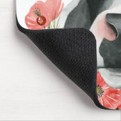 Poppy Boerderij - Koe met bloemen Muismat (Hoek)