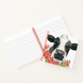 Poppy Boerderij - Koe met bloemen Notitieboek (Binnen)