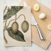 Poppy Botanische Illustratie Theedoek (Quarter Fold)