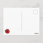 Poppy Bouquet Briefkaart (Achterkant)