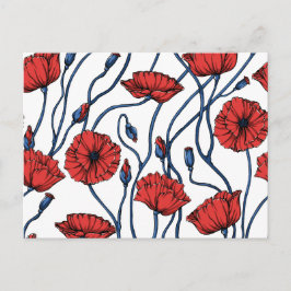 Poppy Bouquet Briefkaart