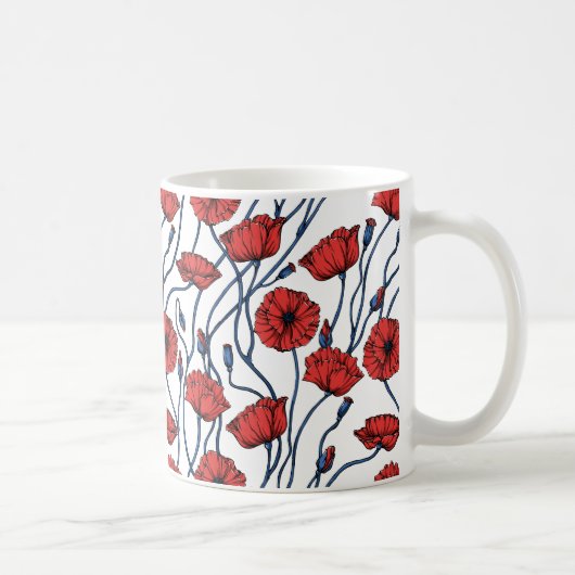 Poppy Bouquet Koffiemok (Rechts)