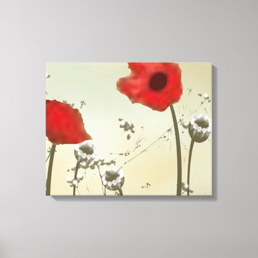 Poppy Canvas Art Print (Voorkant)