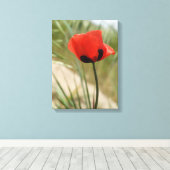 Poppy Canvas Wall afdrukken (Insitu (Houten vloer))