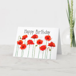 Poppy Card Kaart
