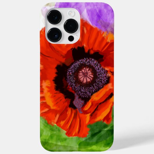 Poppy Case-Mate iPhone Case (Achterkant)