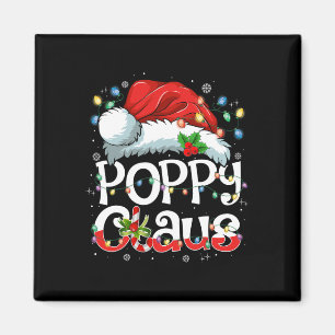 Poppy Claus Kerstmis Kerstman Bijpassende Familie  Magneet
