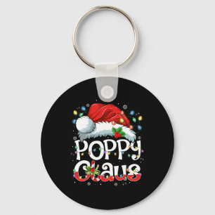 Poppy Claus Kerstmis Kerstman Bijpassende Familie Sleutelhanger