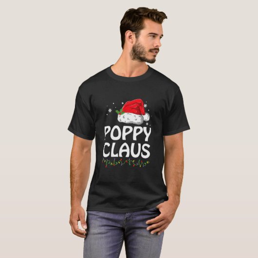 Poppy Claus Shirt Kerstmis familie Pajama (Voorkant volledig)