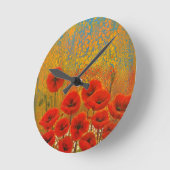 Poppy Clock Ronde Klok (Hoek)