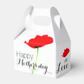 POPPY Collectie 01 Moederdag Favor Box Bedankdoosjes (Voorkant Zijde)
