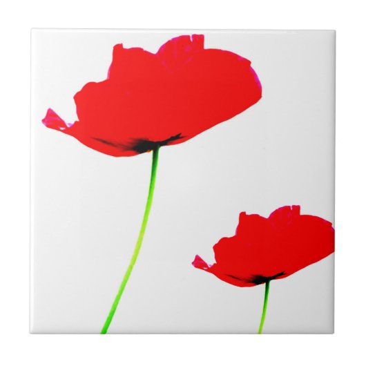POPPY Collectie 01 Tile Tegeltje (Voorkant)