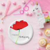 POPPY Collectie 02 Moederdag Borden papier Papieren Bordje (Feest)