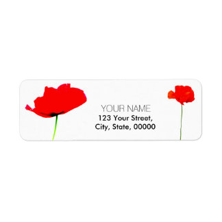 POPPY Collectie 05 Retouradreslabels Etiket