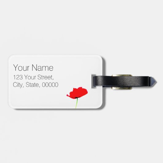 POPPY COLLECTIE 1 BAGAGELABEL MOEDERDAG (Achterkant horizontaal)