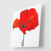 POPPY Collection 06 Wall Clock Vierkante Klok (Hoek)