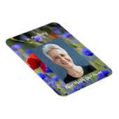 Poppy Cornflower Meadow Memorial Pocket Keepsake Magneet (Rechterzijde)
