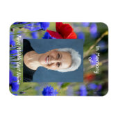 Poppy Cornflower Meadow Memorial Pocket Keepsake Magneet (Horizontaal)