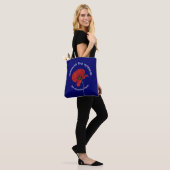 Poppy Dank jullie veteranen Tote Bag (Op model)