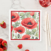 Poppy Day Paper Servet (Insitu)