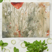 Poppy Day v.1 Theedoek (Gevouwen)