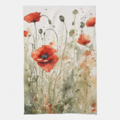 Poppy Day v.1 Theedoek (Verticaal)
