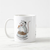 Poppy de Porch Possum Coffee Mok, wit Koffiemok (Links)