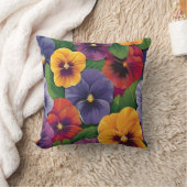 Poppy design throw cushion kussen (Deken)
