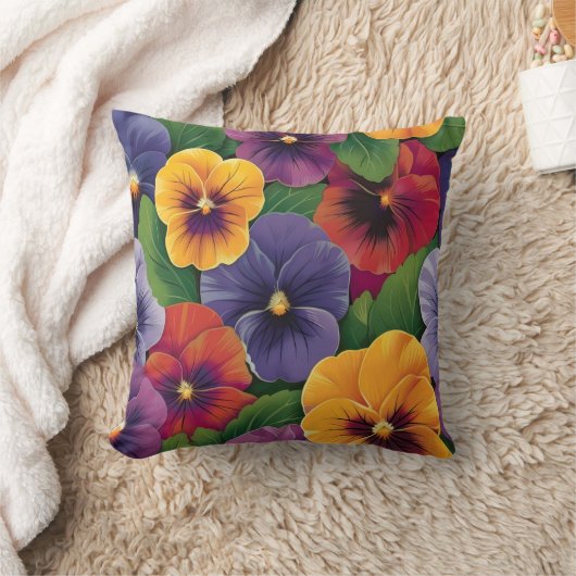 Poppy design throw cushion kussen (Deken)