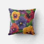 Poppy design throw cushion kussen (Achterkant)