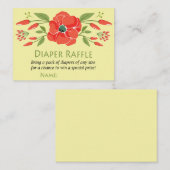 Poppy Diaper Raffle Tickets (Voorkant / Achterkant)