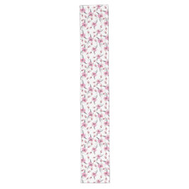 Poppy Dream Waterverf Floral Pattern Lange Tafelloper