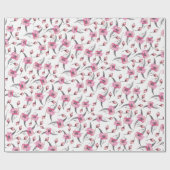 Poppy Dream Waterverf Pattern Cadeaupapier (Vlak)