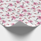 Poppy Dream Waterverf Pattern Cadeaupapier (Hoek)