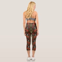 Poppy Dreams - Capris Leggings