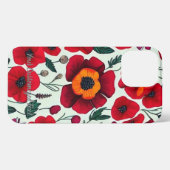 Poppy Dreams: patronen die inspireren iPhone Hoesje (Achterkant horizontaal)