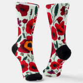 Poppy Dreams: patronen die inspireren Sokken (Gebogen)