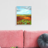 Poppy Dreams - Wrapped Giclee Canvas Afdruk (Insitu (Woonkamer))