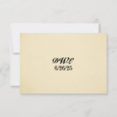 Poppy Drift QR Code RSVP Card (Achterkant)