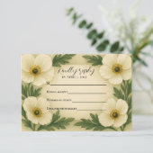 Poppy Drift RSVP-kaart RSVP Kaartje (Staand voorkant)