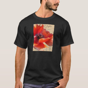 Poppy en Ephemera Digital Art T-shirt