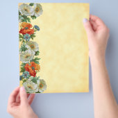 Poppy en korenbloemen Bloemen Custom Flyer (Hand)