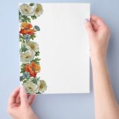 Poppy en korenbloemen Bloemen Custom Flyer (Hand)