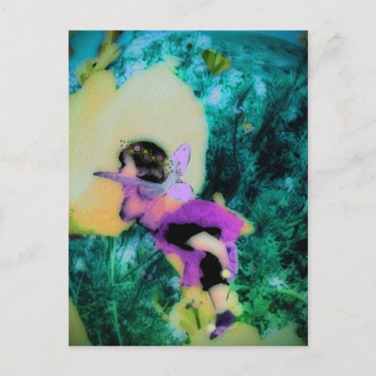 Poppy Fairy Briefkaart (Voorkant)
